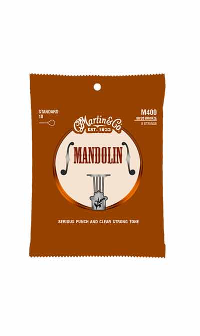 סט מיתרים למנדולינה מרטין - Martin M400 Mandolin Strings