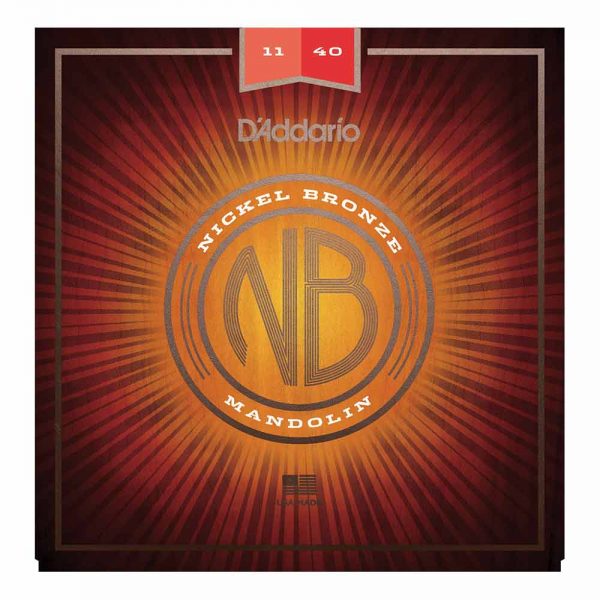 סט מיתרים למנדולינה דדריו - Daddario NBM1140 Nickel Bronze Mandolin Strings